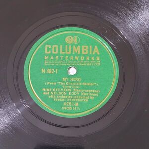 Rise Stevens & Nelson Eddy 78 RPM "My Hero / Sympathy" Columbia V+ 1941 Opera